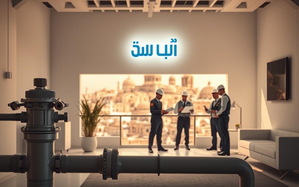 فني كشف تسربات المياه بالمدينة المنورة